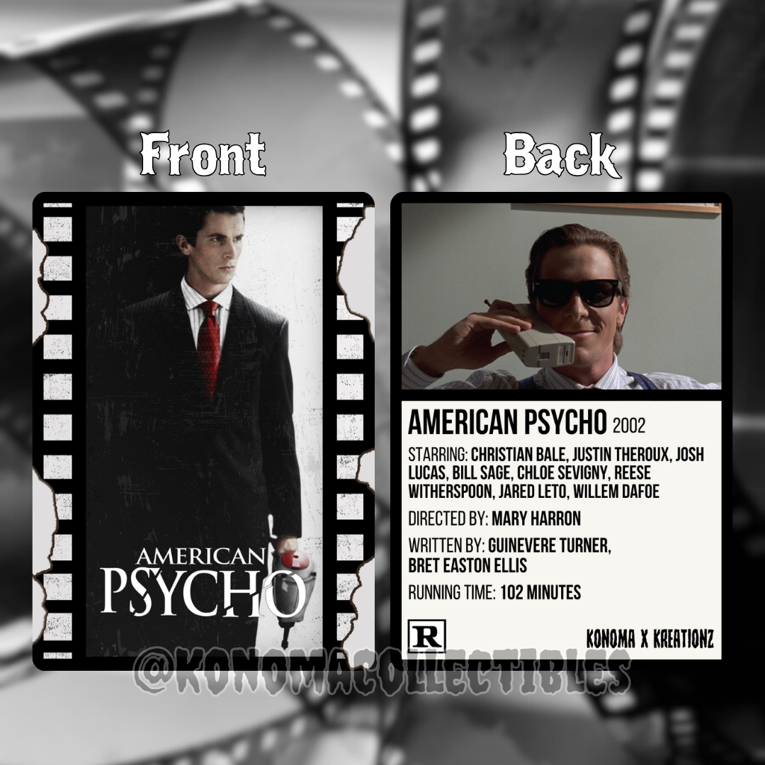 American Psycho Film Cards