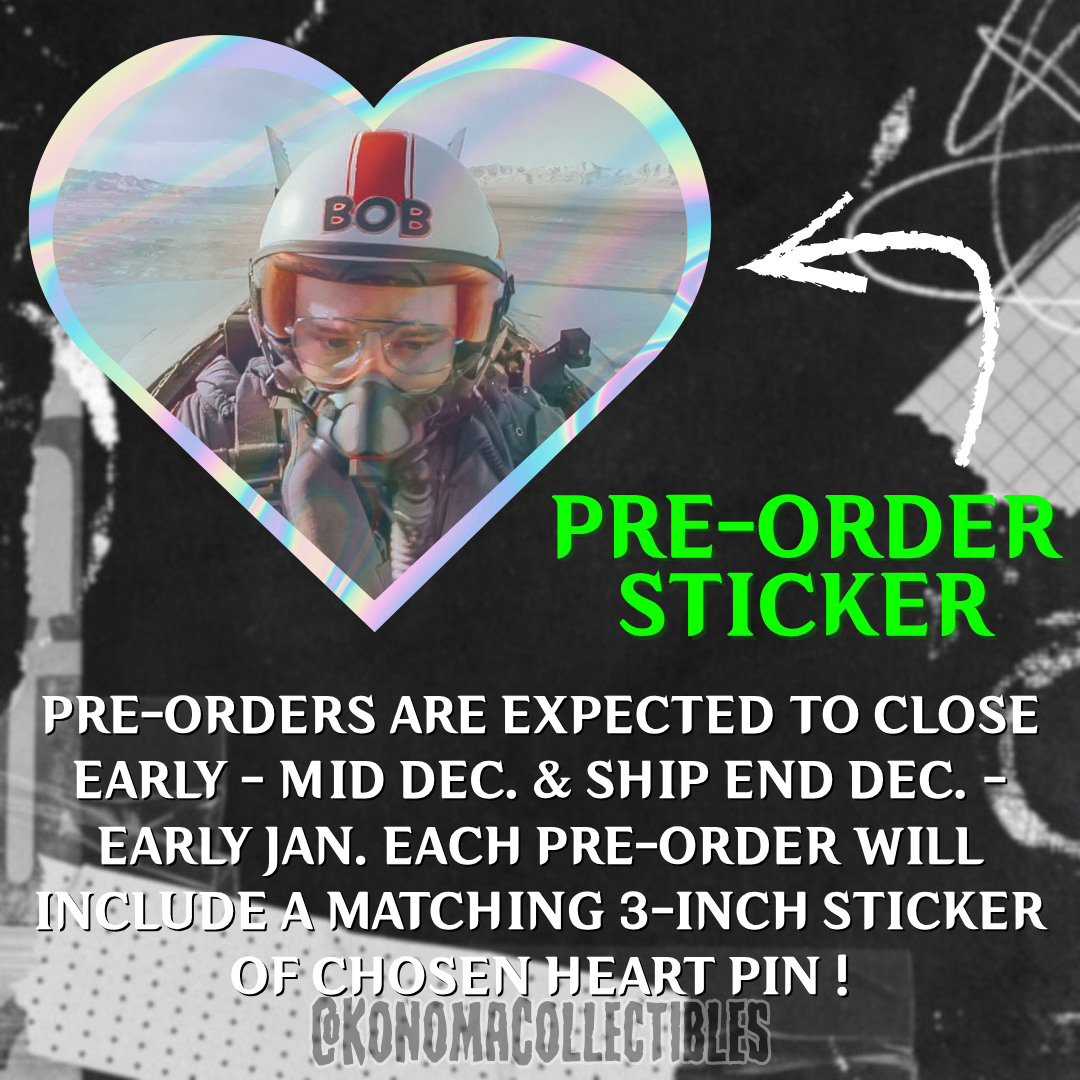 [𝗣𝗥𝗘-𝗢𝗥𝗗𝗘𝗥] Bob Floyd Heart Pin