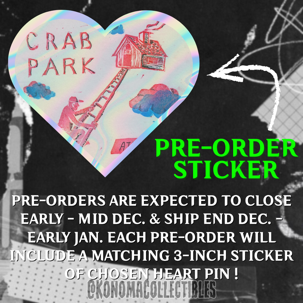 [𝗣𝗥𝗘-𝗢𝗥𝗗𝗘𝗥] Crab Park Atta Boy Heart Pin