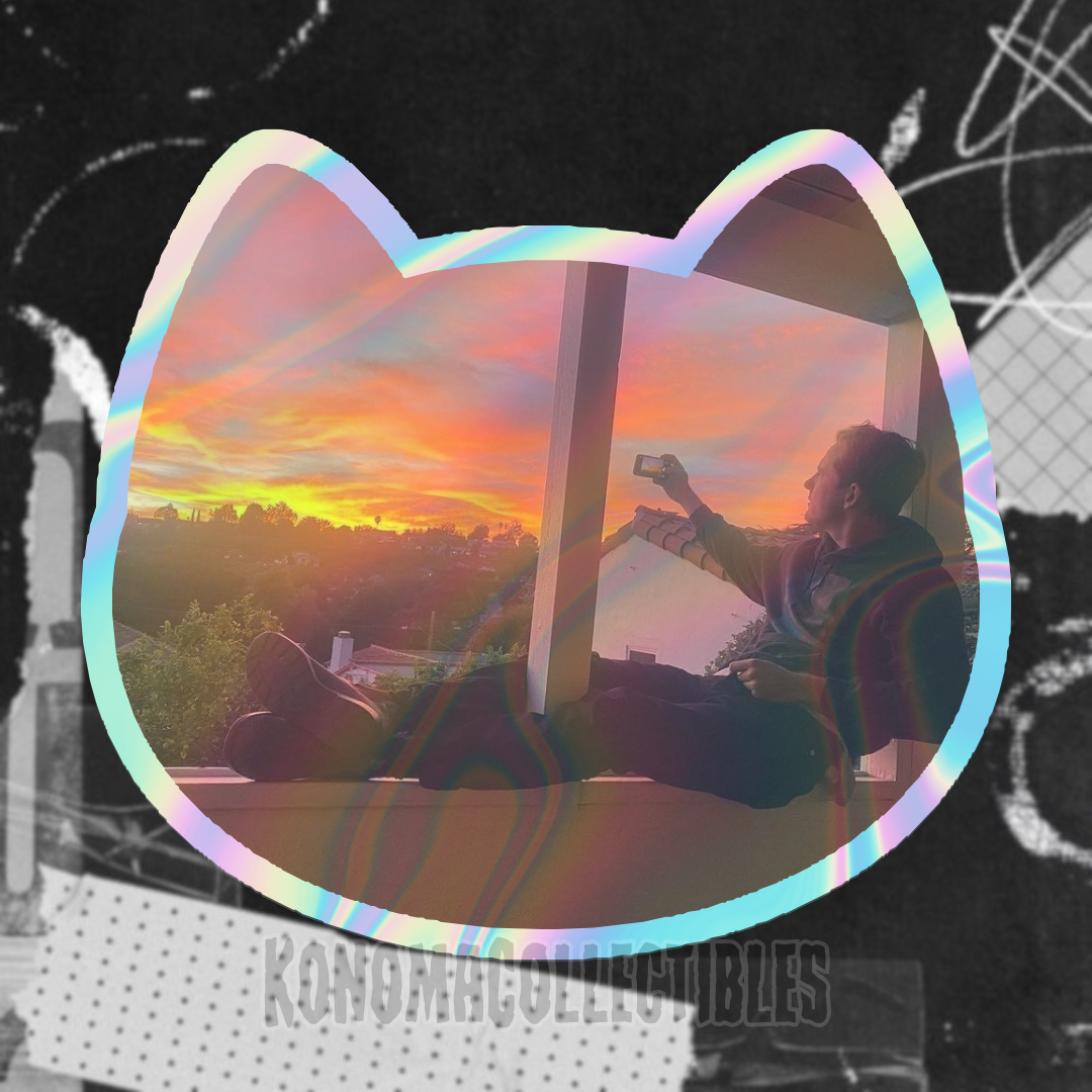 Lewis Pullman Cat Sticker