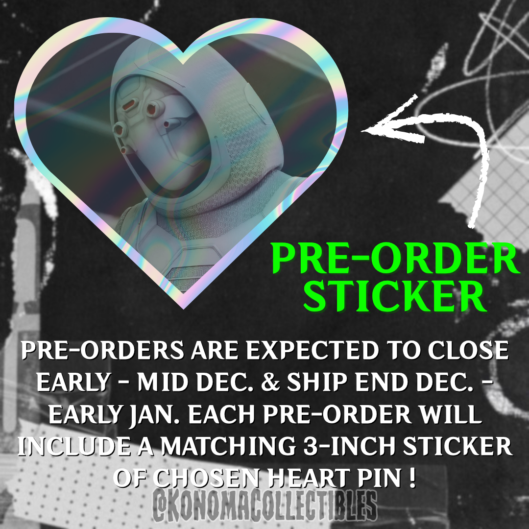 [𝗣𝗥𝗘-𝗢𝗥𝗗𝗘𝗥] Ghost Heart Pin