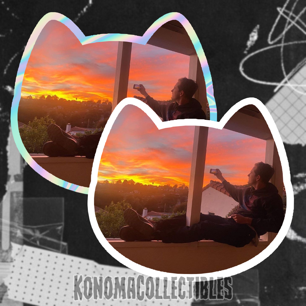 Lewis Pullman Cat Sticker