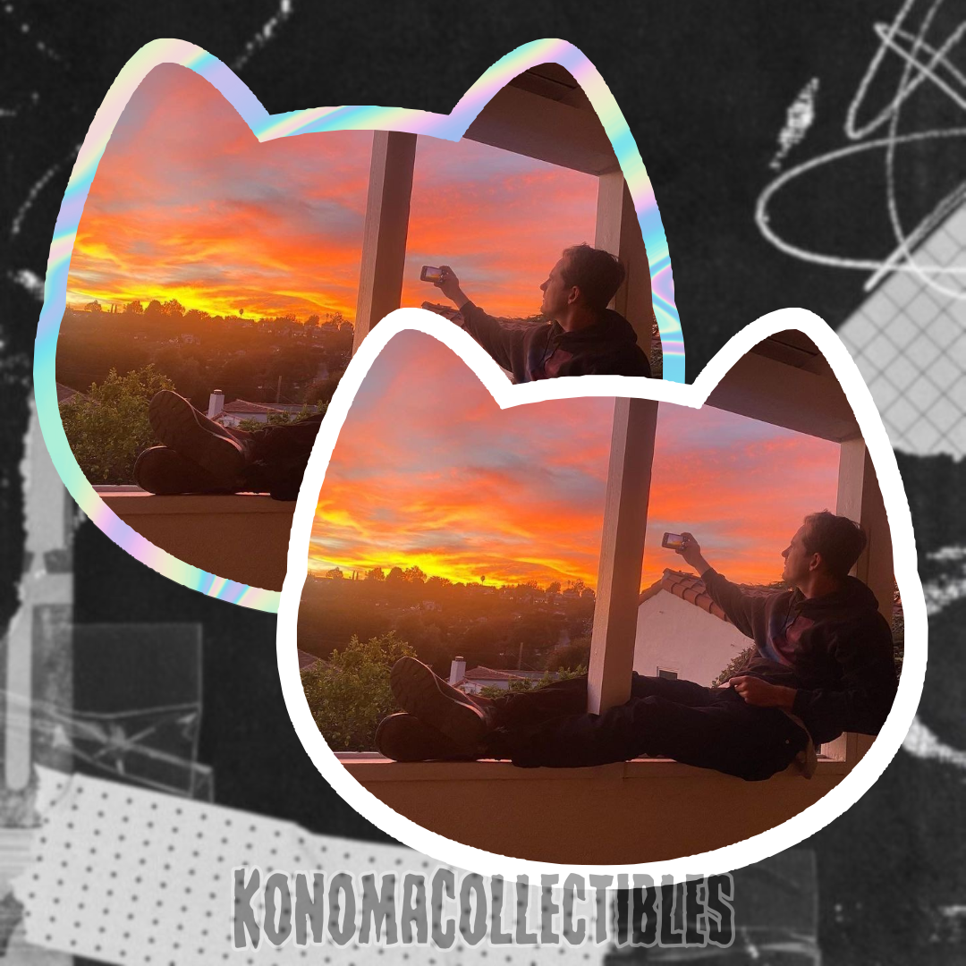 Lewis Pullman Cat Sticker