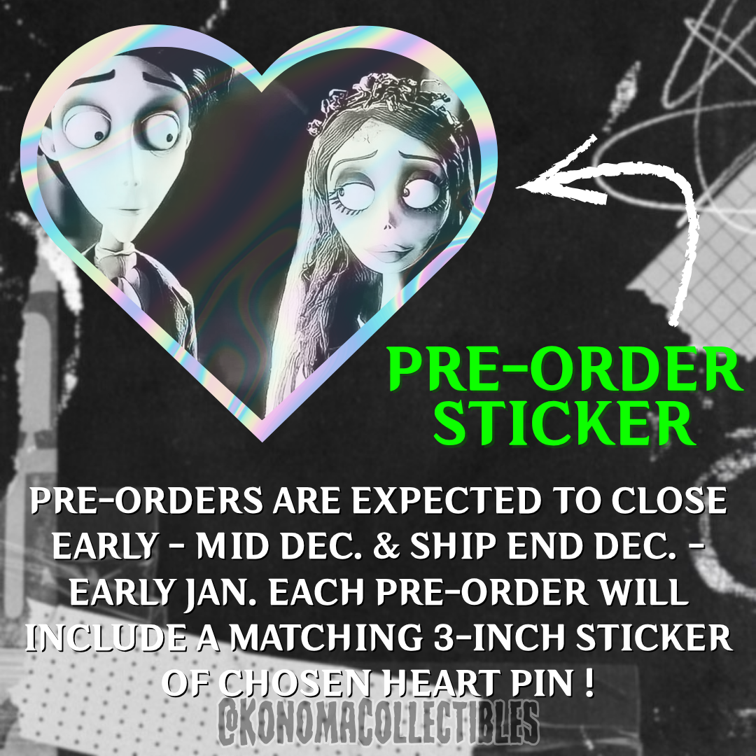 [𝗣𝗥𝗘-𝗢𝗥𝗗𝗘𝗥] Victor & Emily Heart Pin