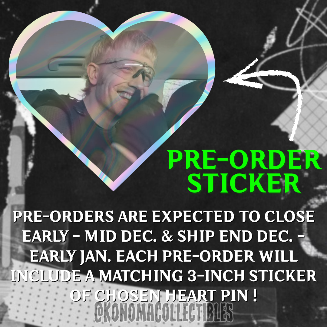 [𝗣𝗥𝗘-𝗢𝗥𝗗𝗘𝗥] Joost Klein Heart Pin
