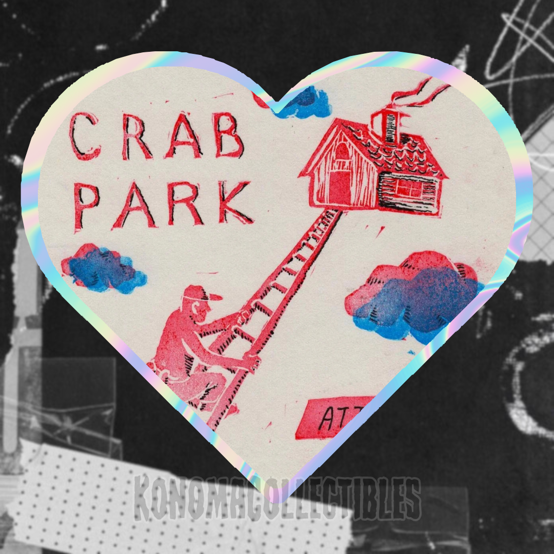 Crab Park Album Heart Sticker