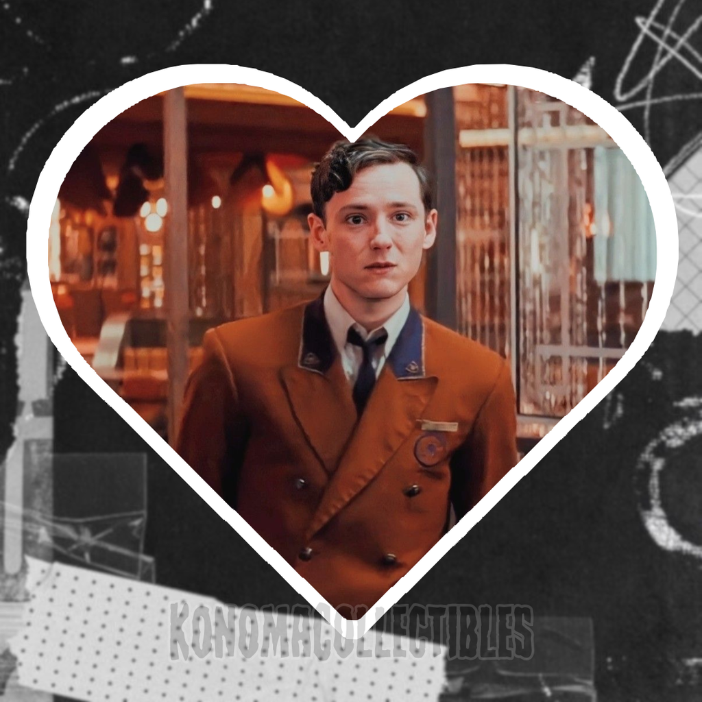 Miles Miller Heart Sticker