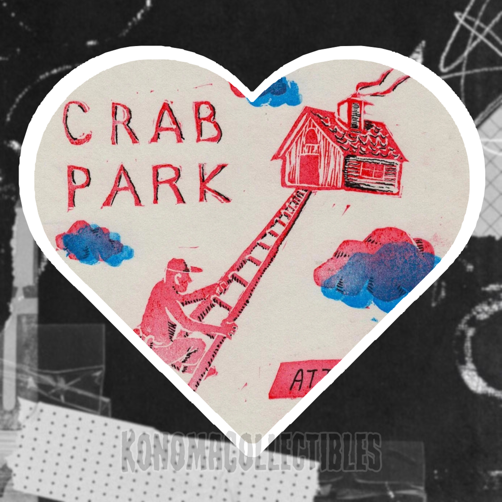 Crab Park Album Heart Sticker
