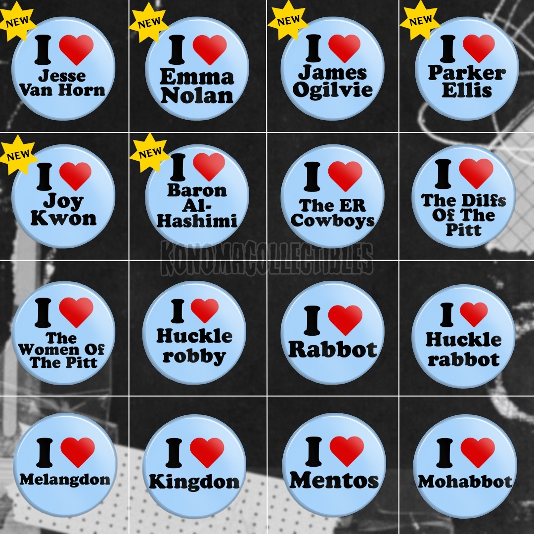 I Heart The Pitt Pins