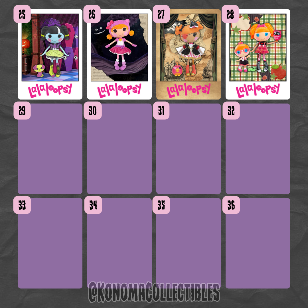 Lalaloopsy Sticker Trading Cards