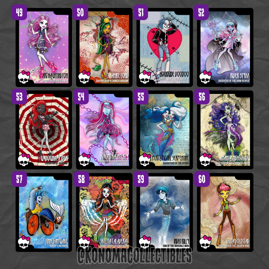 Monster High Trading Cards