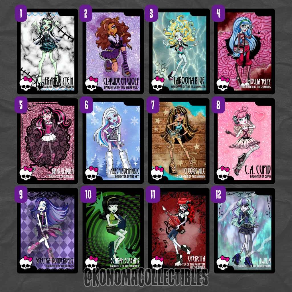 Monster High Trading Cards
