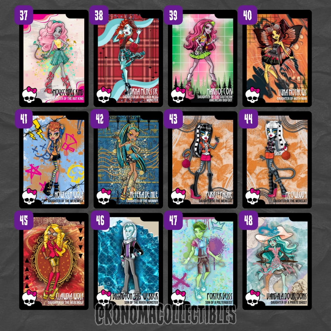 Monster High Trading Cards