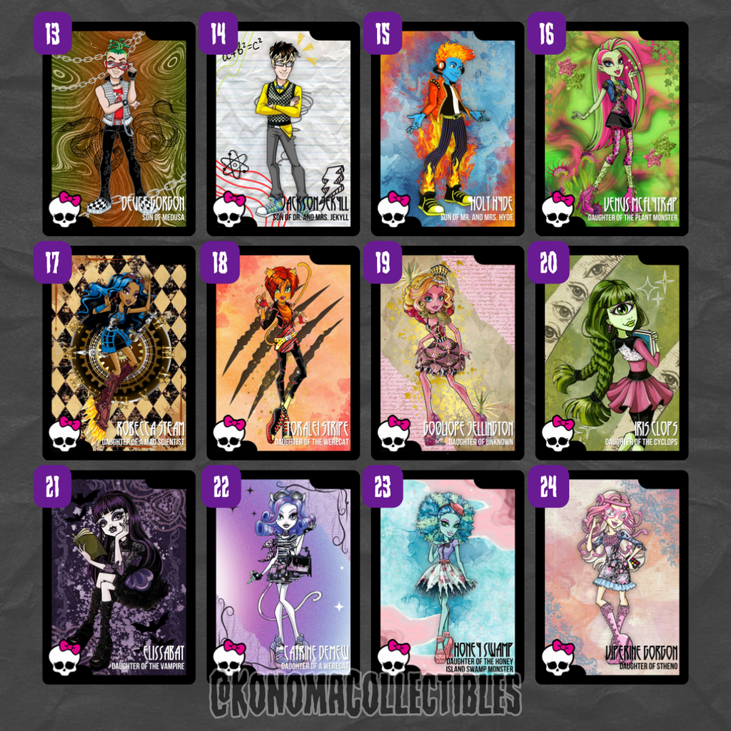 Monster High Trading Cards