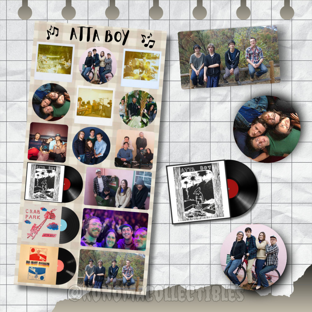 Atta Boy Band Sticker Sheet