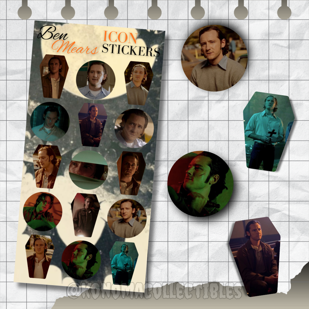Ben Mears Icon Sticker Sheet