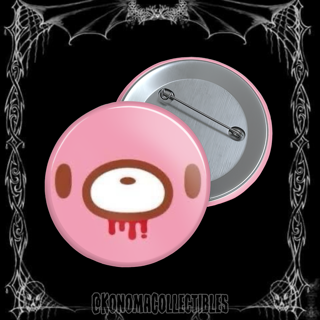 Gloomy Bear Face Pin