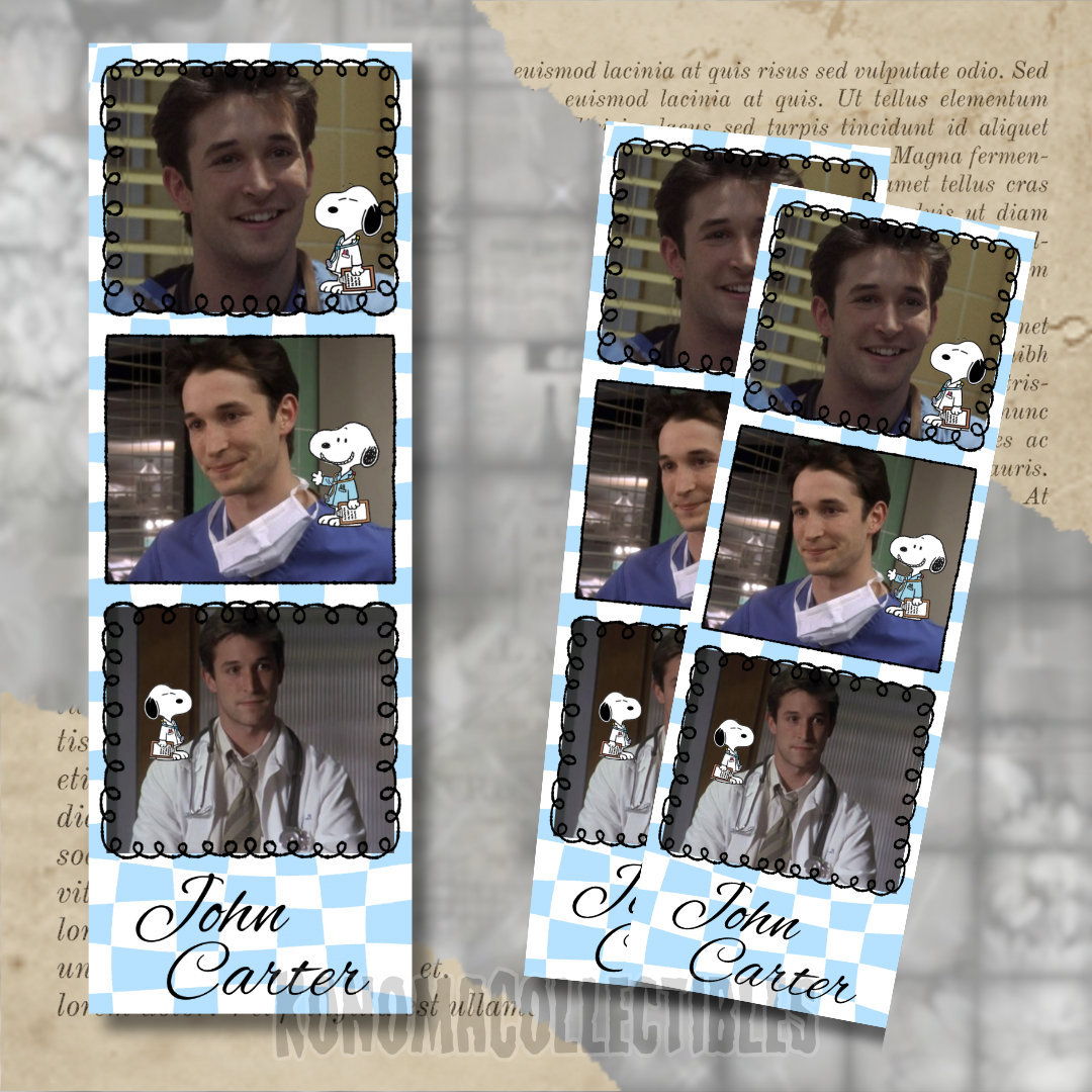 John Carter Snoopy Photo Strip