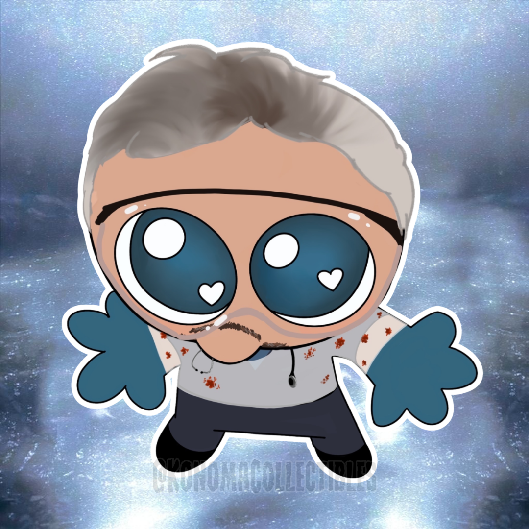 The Pitt Silly Character Stickers