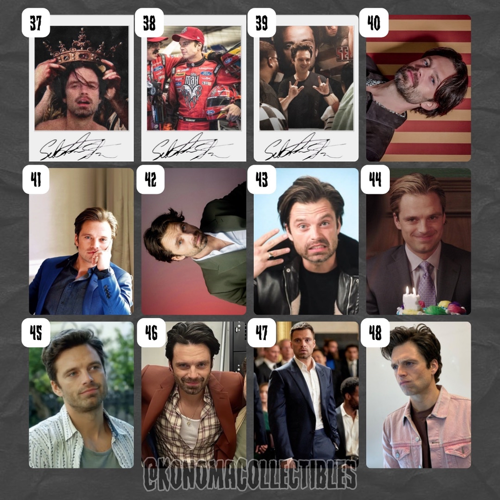 Sebastian Stan Photo Cards