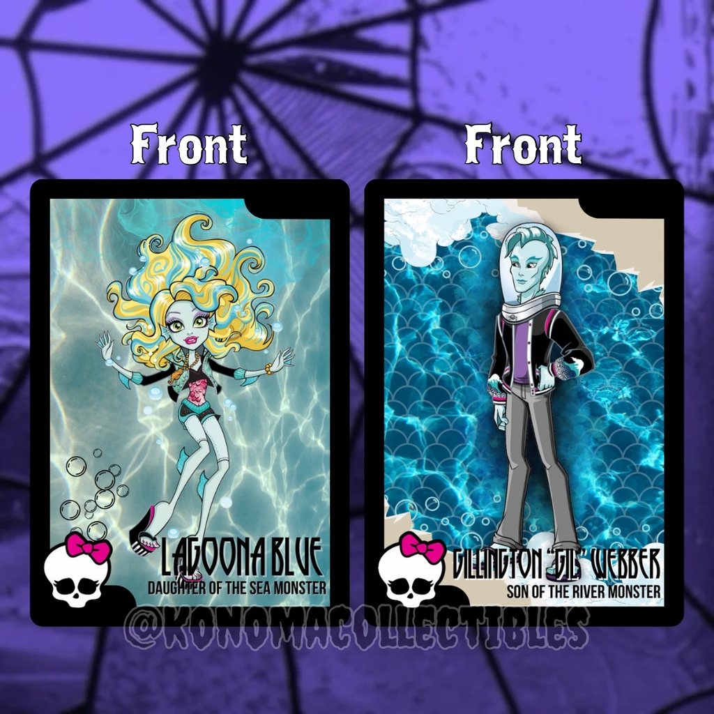 Lagoona Blue & Gil Webber Monster High Trading Cards