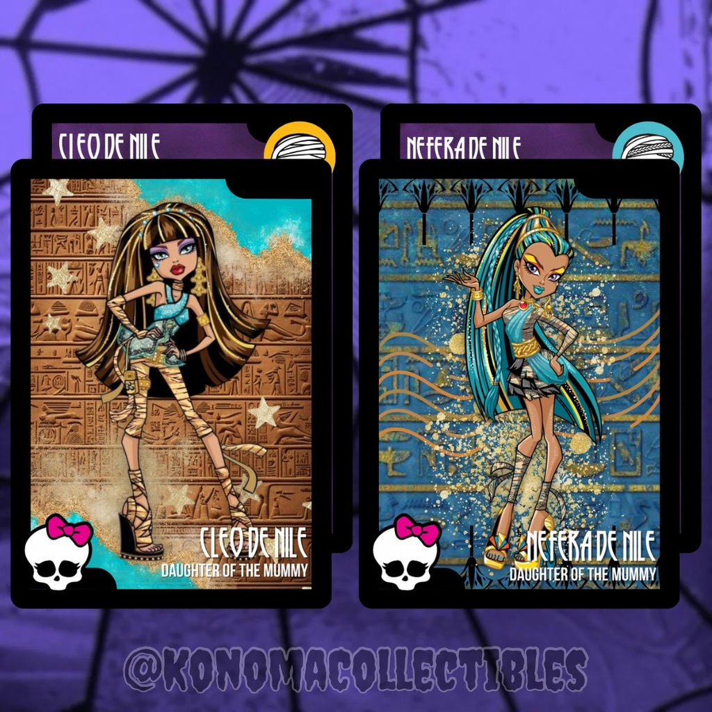 Cleo & Nefera de Nile Monster High Trading Cards