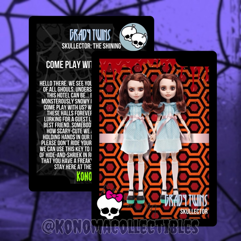 The Grady Twins Monster High Skullector Trading Card