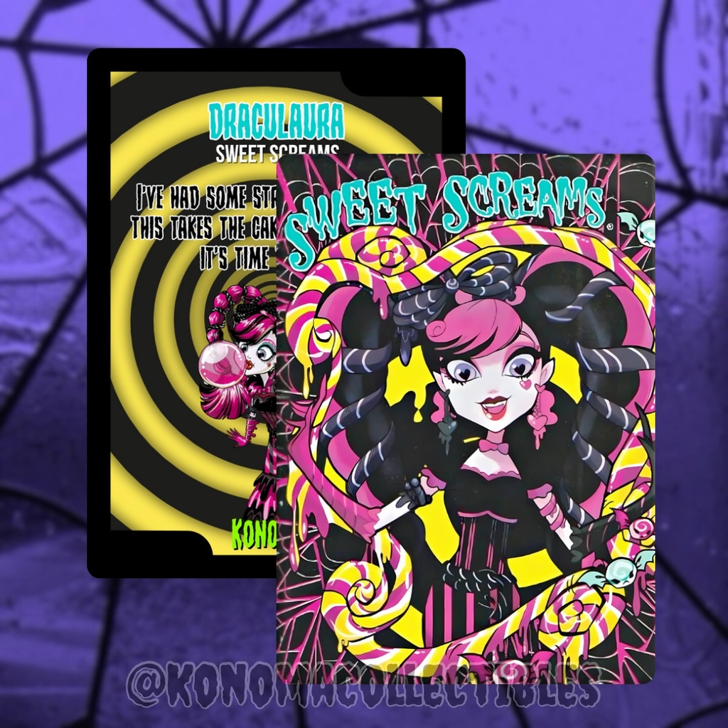 Draculaura Sweet Screams Monster High Trading Card
