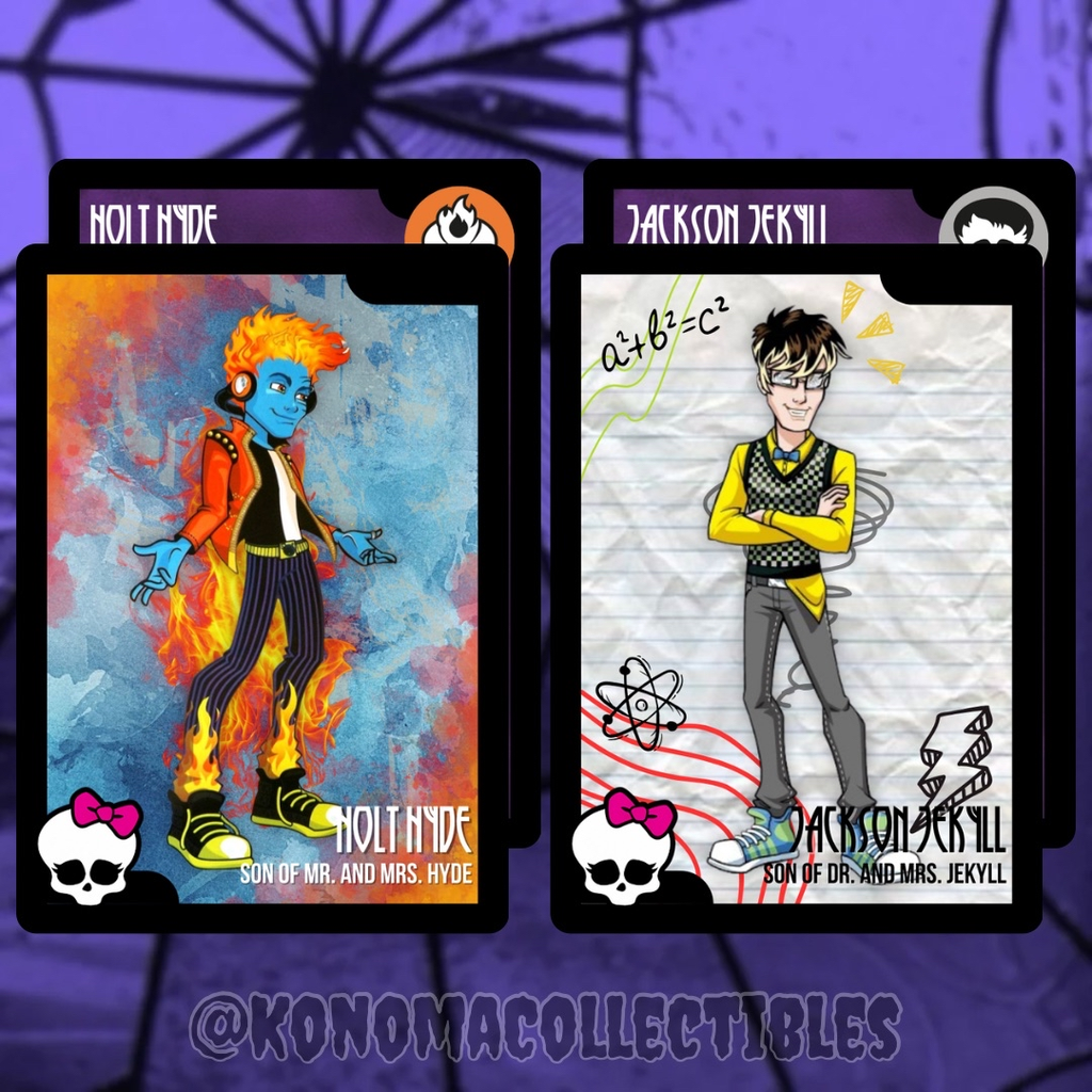 Holt Hyde & Jackson Jekyll Monster High Trading Cards