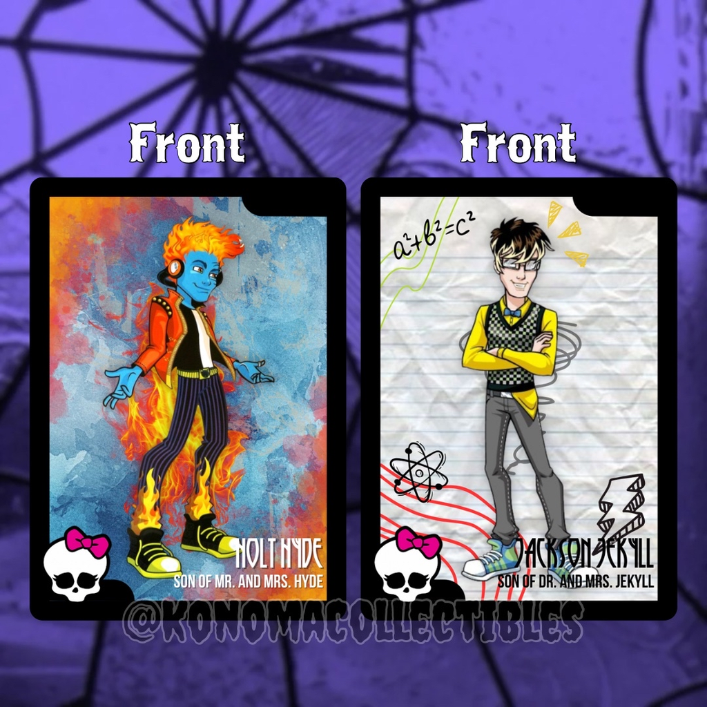 Holt Hyde & Jackson Jekyll Monster High Trading Cards