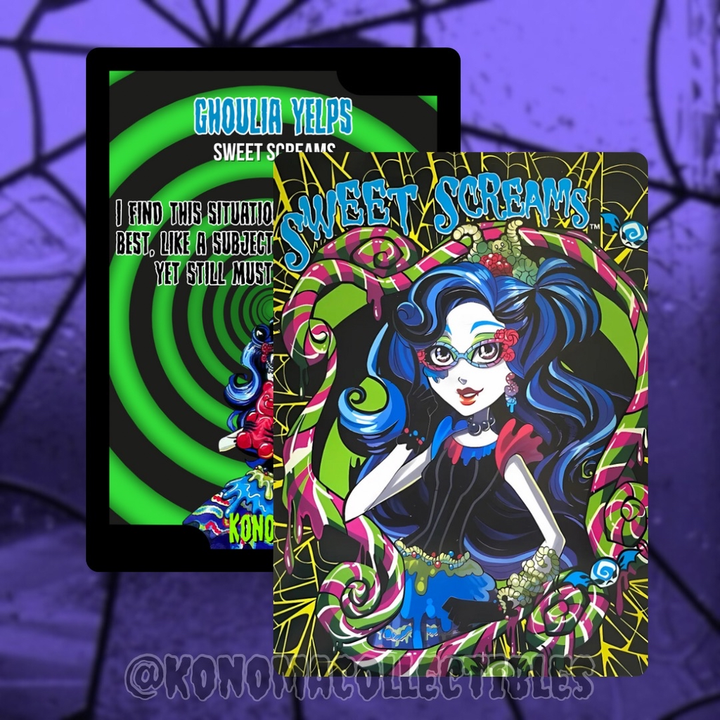 Ghoulia Yelps Sweet Screams Monster High Trading Card