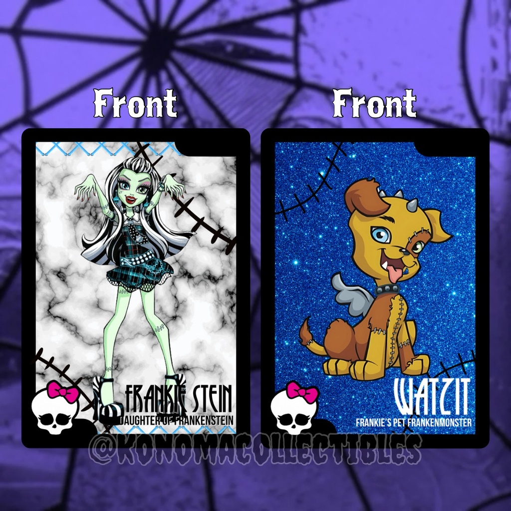 Frankie Stein & Watzit Monster High Trading Cards