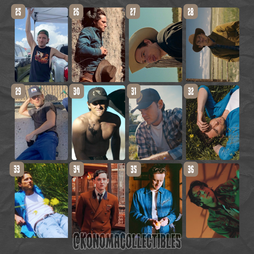 Lewis Pullman & Characters Photo Cards