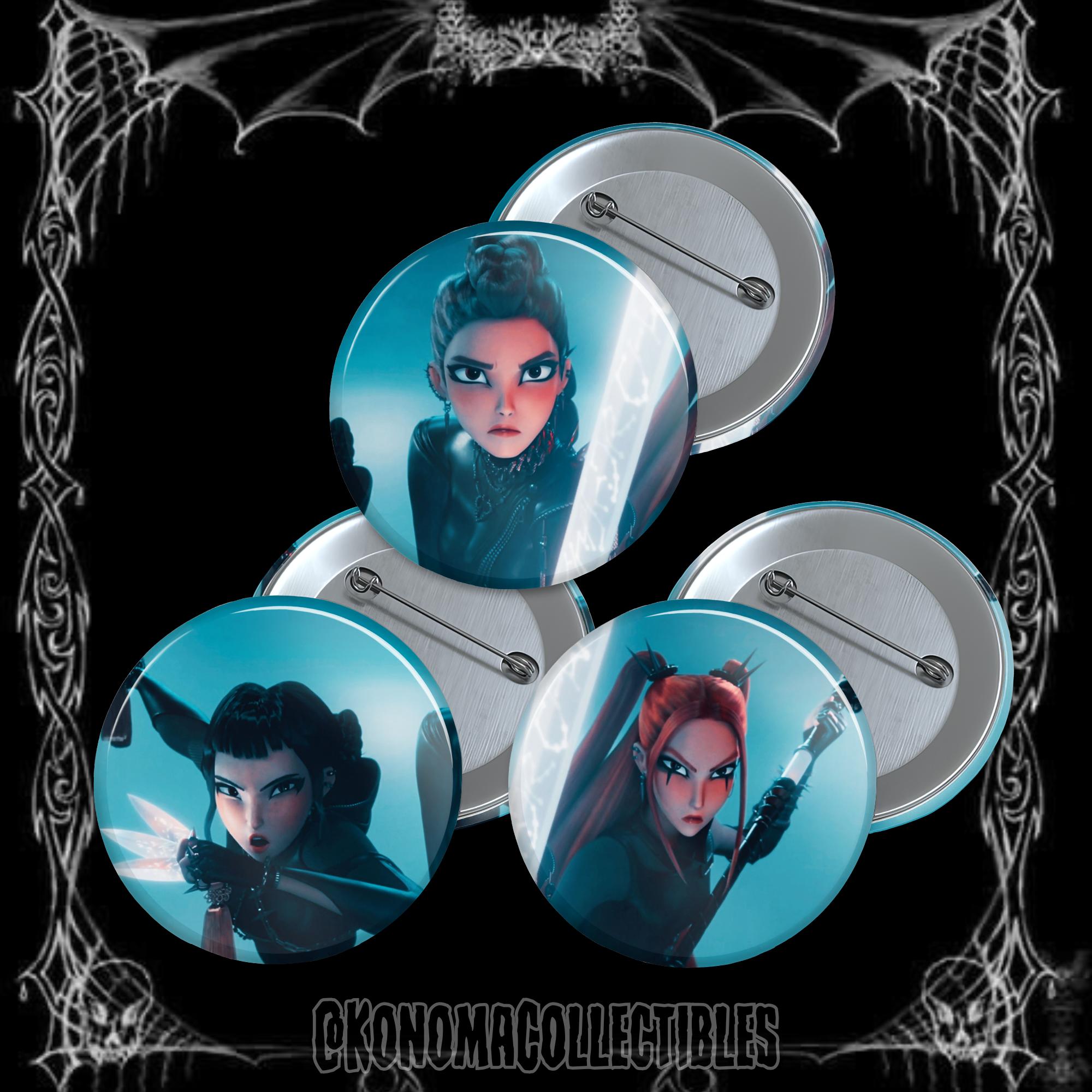 Kpop Demon Hunters 3-Pin Pack #5