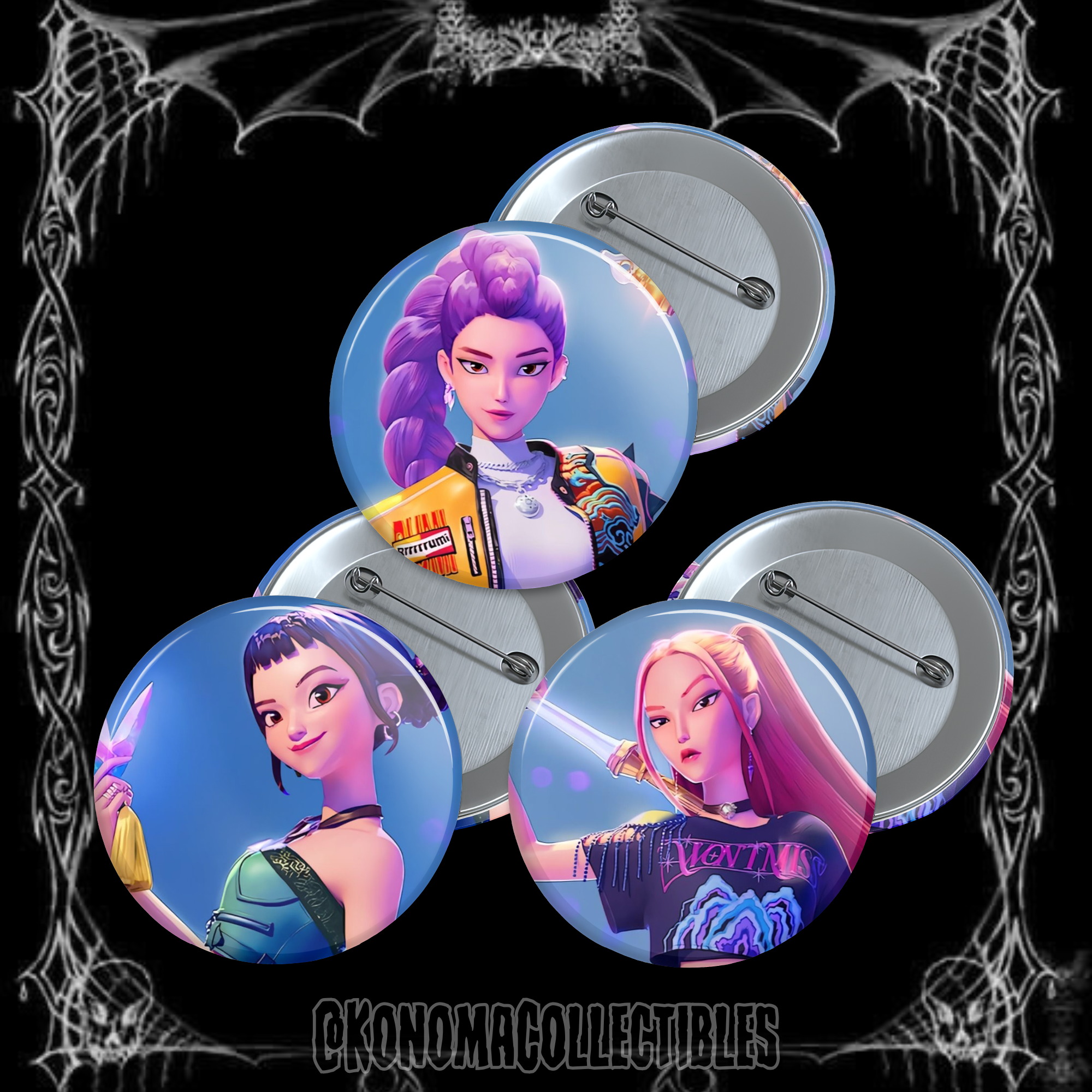 Kpop Demon Hunters 3-Pin Pack #6