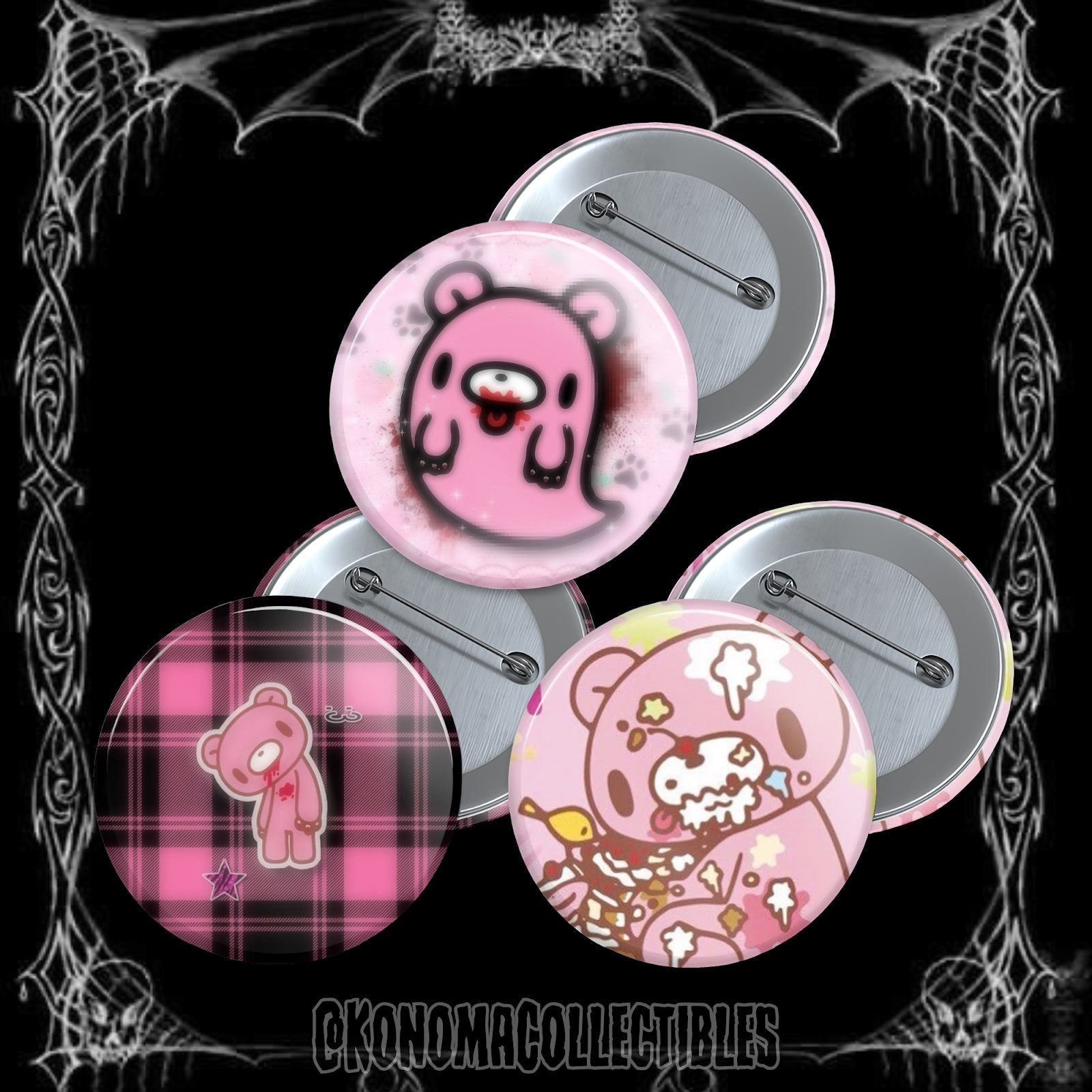 Gloomy Bear 3-Pin Pack