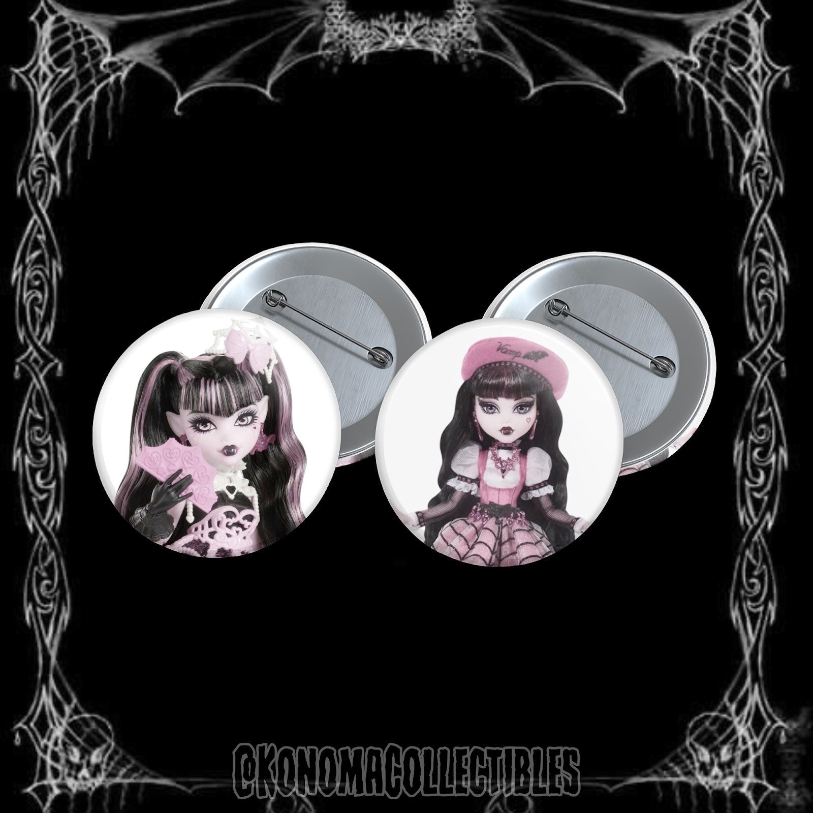 Draculaura Doll 2-Pin Pack