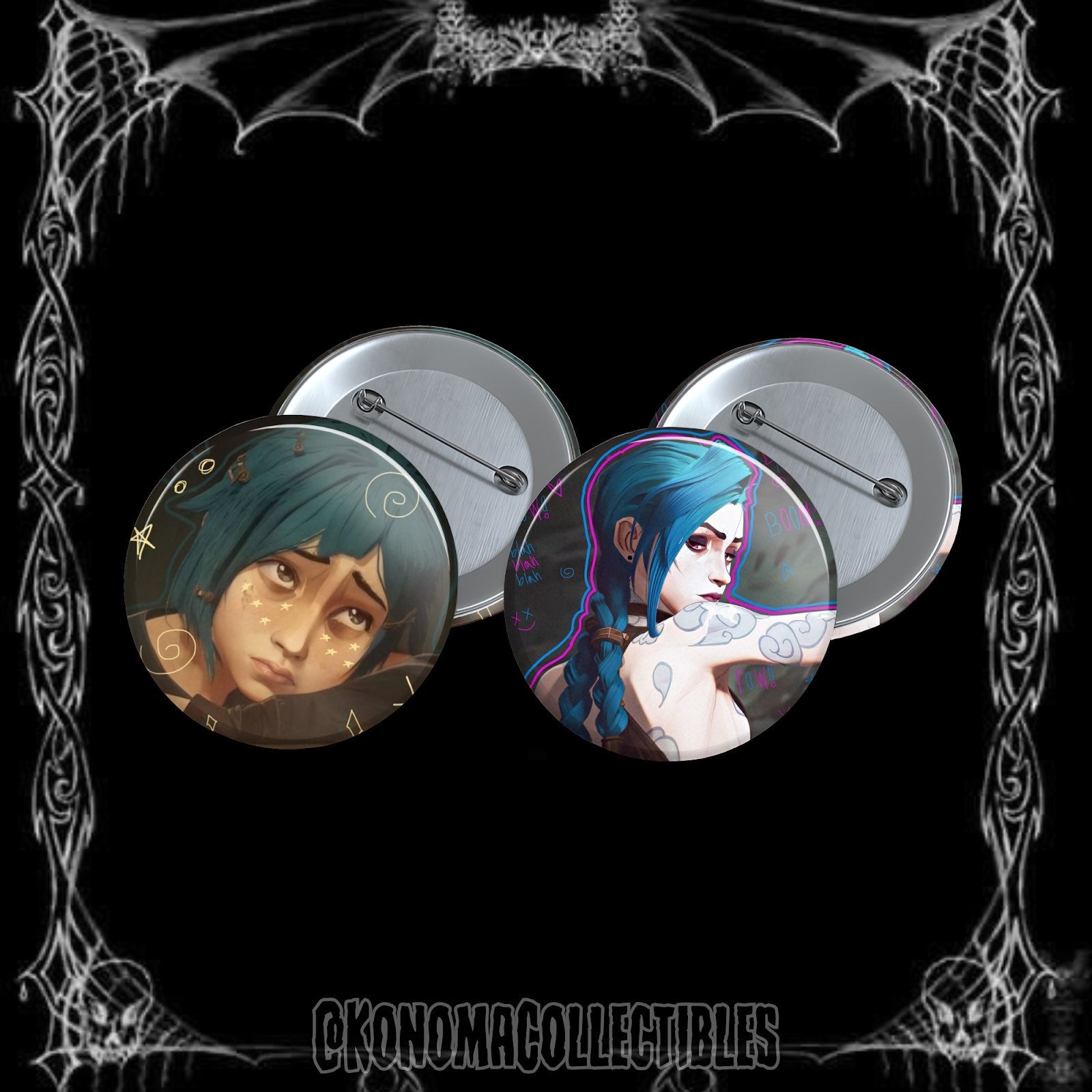 Powder & Jinx Arcane 2-Pin Pack