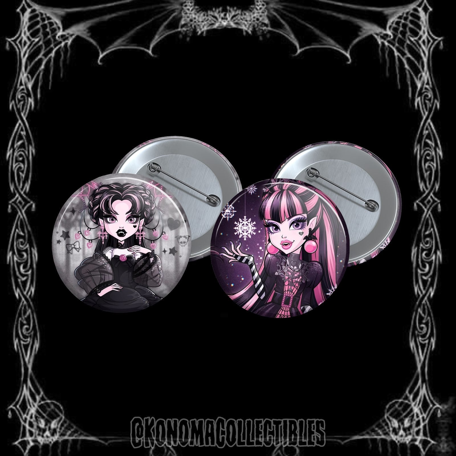 Draculaura Skullector 2-Pin Pack