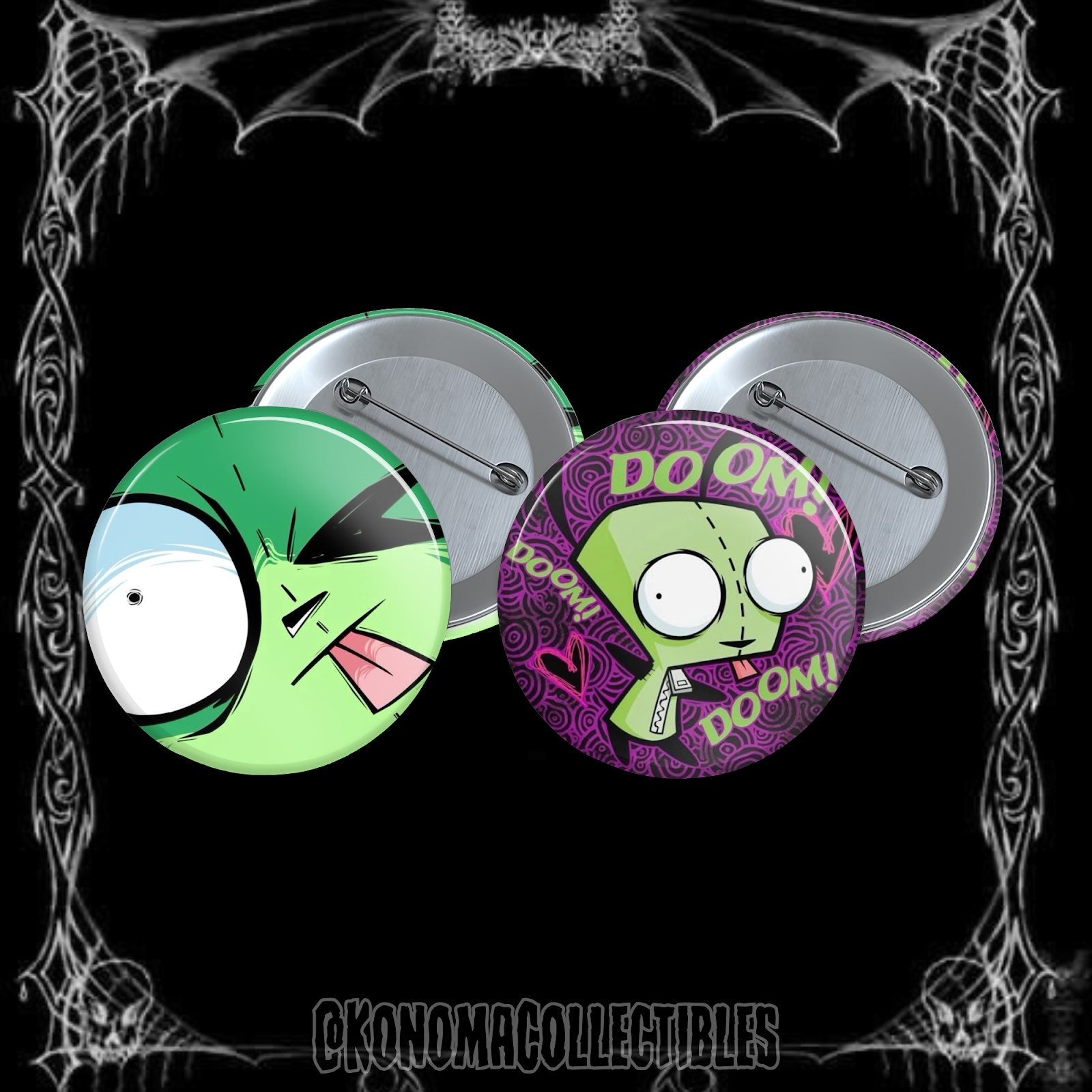 GIR Invader Zim 2-Pin Pack