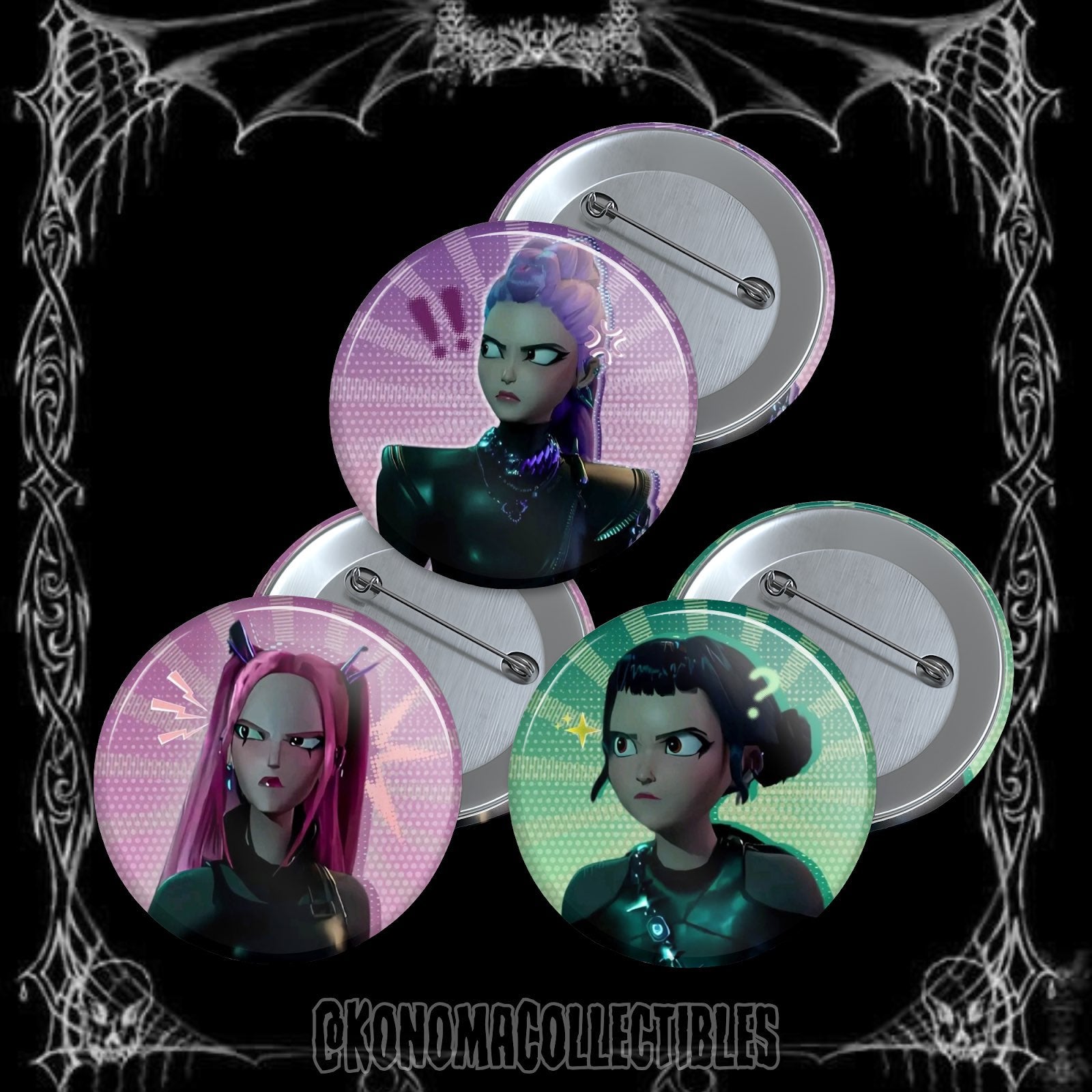 Kpop Demon Hunters 3-Pin Pack #3