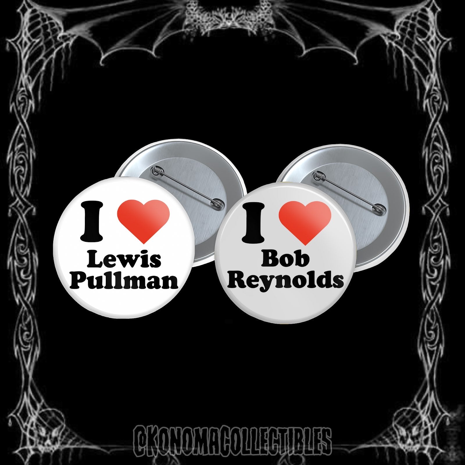 I Heart Lewis / Bob 2-Pin Pack