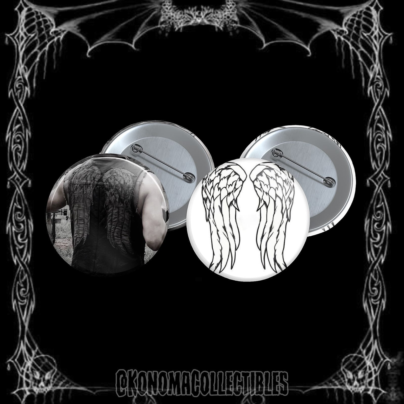 Daryl Dixon 2-Pin Pack